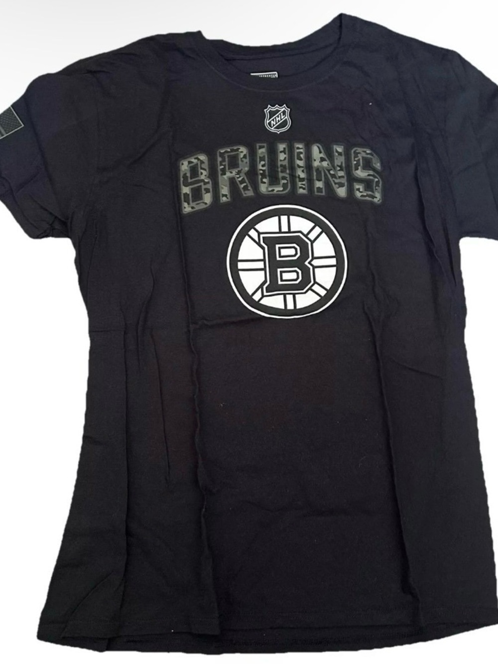 Men’s Boston Bruins Black T Shirt Size Large - Picture 1 of 3